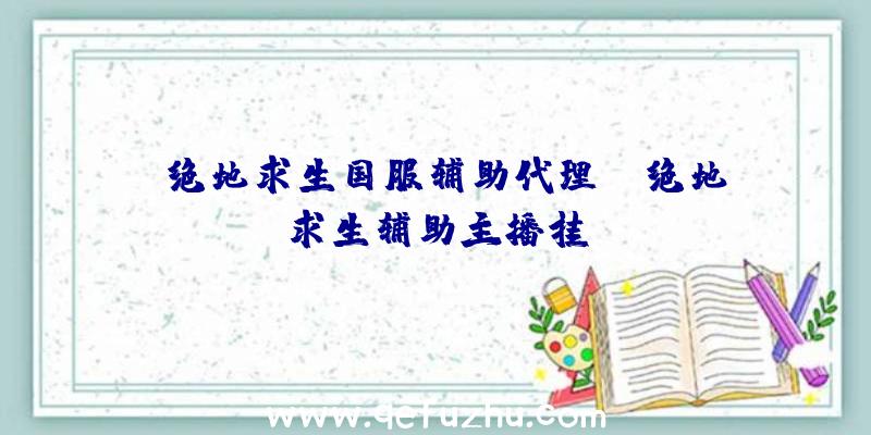 「绝地求生国服辅助代理」|绝地求生辅助主播挂